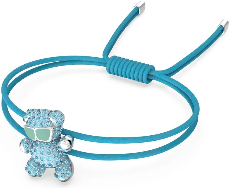 Bracelet Swarovski Teddy 5642980 en métal bleu rhodié pour femme vue 2