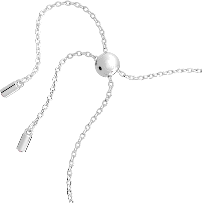 Bracelet Swarovski Gema 5658396 - Fleur en cristaux violets, métal rhodié rose pour femme vue 4