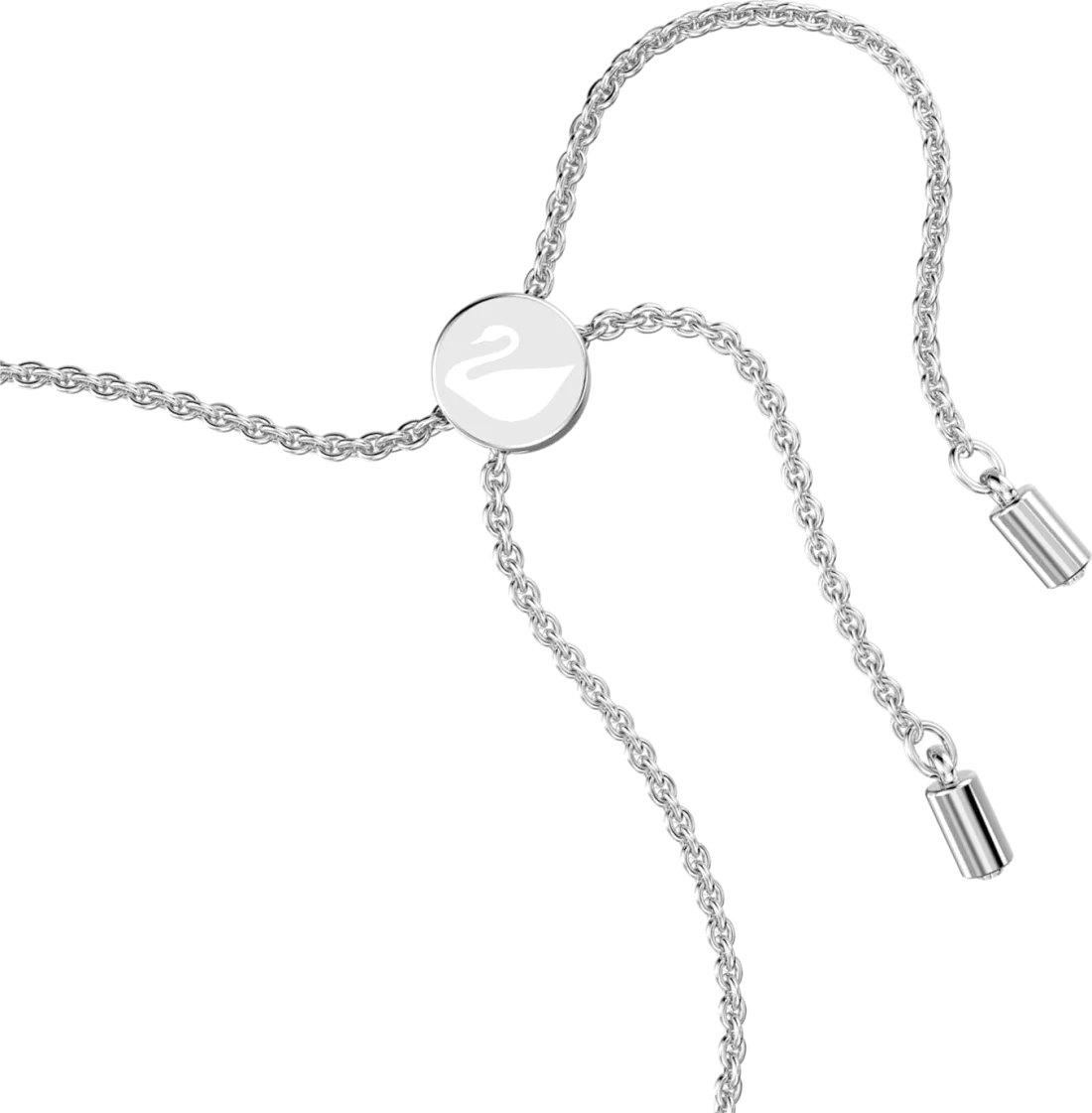 Bracelet Swarovski Angélique 5662141 pour Femme, Cristal Bleu Coupe Carrée sur Métal Rhodié Blanc vue 3