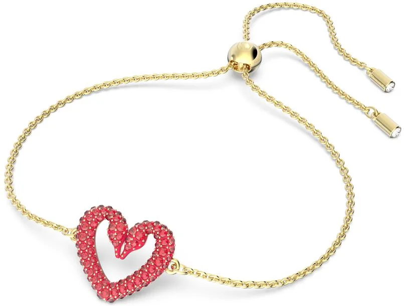Bracelet Swarovski Una 5634724 en métal plaqué or rouge pour femme vue 2