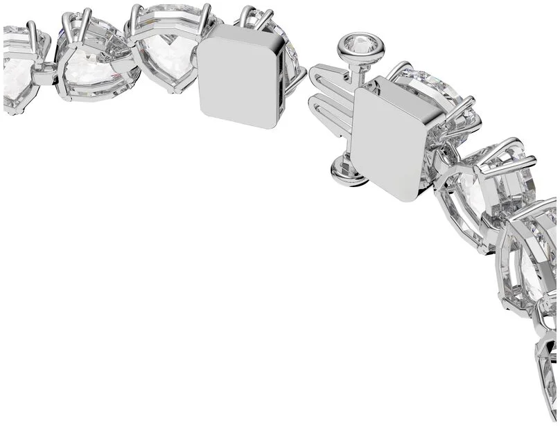 Bracelet Swarovski Millenia 5622451 en plaqué rhodium blanc avec cristaux taille Trilliant - Pour femme vue 3
