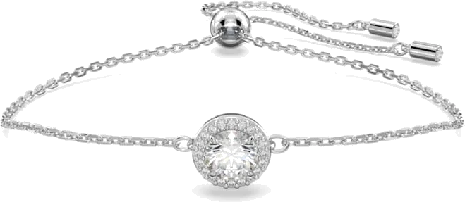 Bracelet Swarovski Constella 5636266 en métal rhodié argenté avec cristaux blancs - Pour Femme