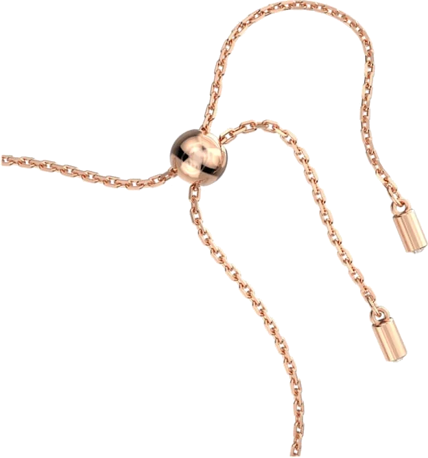 Bracelet Swarovski Constella 5636273 en métal plaqué or rose avec cristal taille ronde et pavé blanc - Pour Femme vue 3