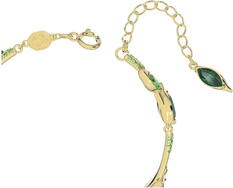 Bracelet Swarovski Dellium 5645374 pour Femme, Vert Bambou Plaqué or vue 3