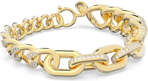 Bracelet Swarovski Dextera Pavé Blanc Plaqué or