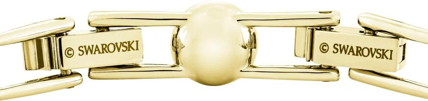 Bracelet Swarovski Angelic 5505469 pour Femme, Plaqué Or Jaune avec Cristaux Blancs Ronds vue 4