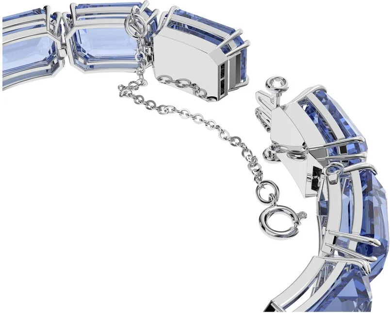Bracelet Swarovski Millenia 5614927 en métal rhodié bleu pour femme vue 3
