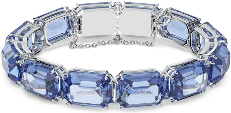 Bracelet Swarovski Millenia 5614927 en métal rhodié bleu pour femme
