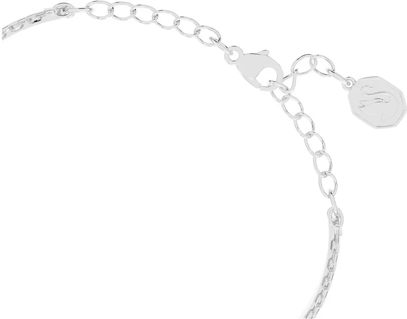 Bracelet Jonc Swarovski Signum Cygne Bleu Rhodié vue 3