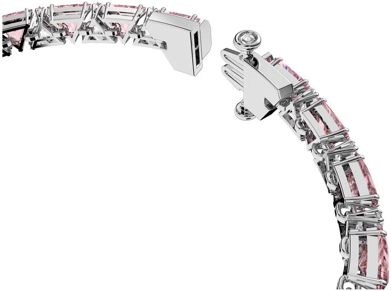 Bracelet Swarovski Millenia Triangle Zircon Swarovski Rose Rhodié vue 3