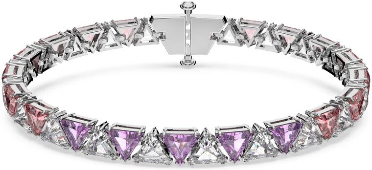 Bracelet Swarovski Millenia Triangle Zircon Swarovski Rose Rhodié