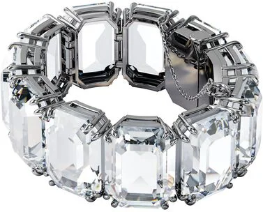 Bracelet Swarovski Millenia Cristaux taille octogone Plaqué rhodium blanc