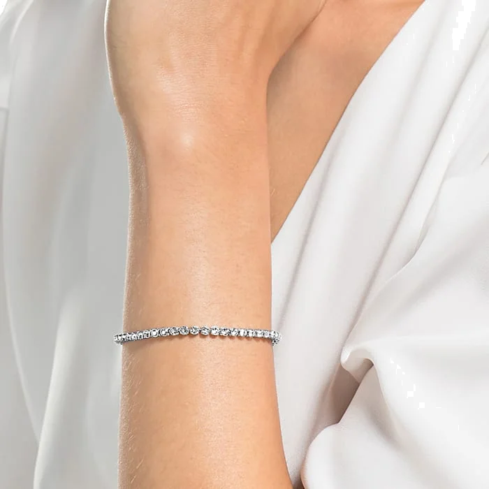 Bracelet pour Femme Swarovski Emily en Métal Argenté Rhodié - Réf. 1808960 vue 2