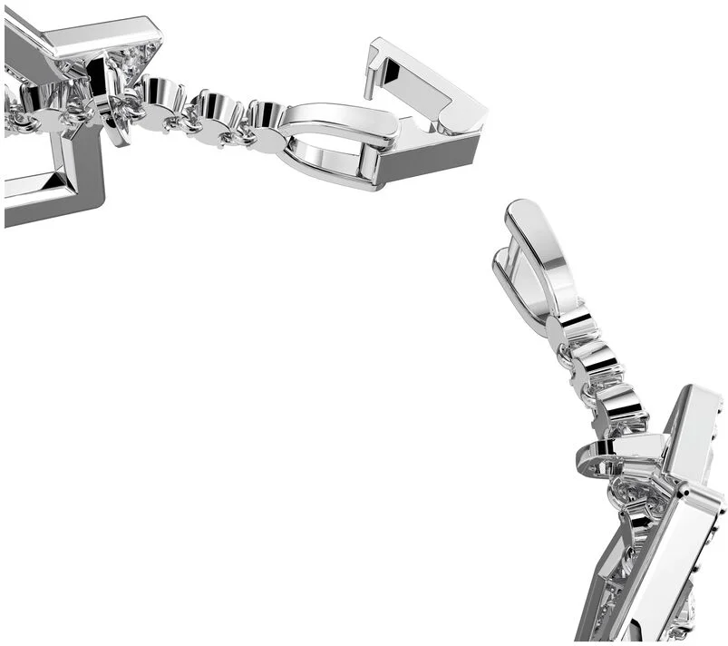 Bracelet Swarovski Stella Plaqué Rhodium Blanc vue 3