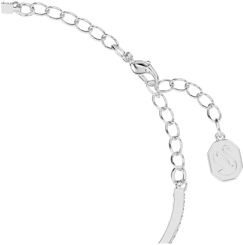 Bracelet Swarovski Ortyx Taille Triangle Plaqué Rhodium Blanc vue 3