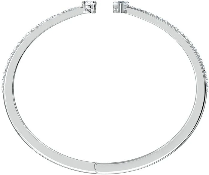 Bracelet manchette Swarovski Attract Blanc Rhodié - Réf. 5556912 - Pour femme vue 2