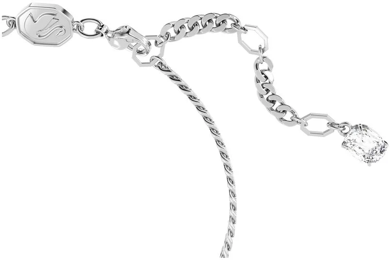 Bracelet Swarovski Matrix Cœur Plaqué Rhodium Blanc vue 3