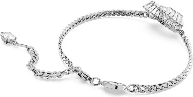 Bracelet Swarovski Matrix Cœur Plaqué Rhodium Blanc vue 4