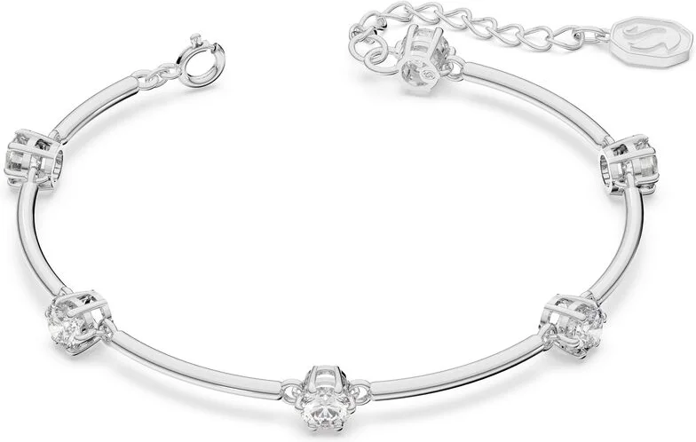 Bracelet Jonc Swarovski Constella Taille ronde Plaqué Rhodium Blanc vue 2