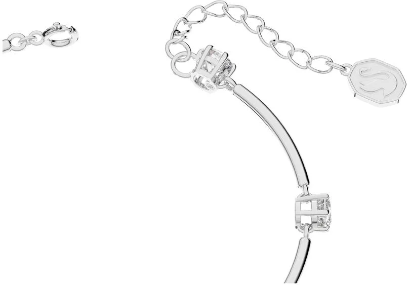Bracelet Jonc Swarovski Constella Taille ronde Plaqué Rhodium Blanc vue 3
