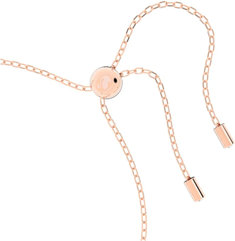 Bracelet Swarovski Ortyx 5643737 en métal plaqué or rose avec cristaux triangle blancs - Pour femme vue 3