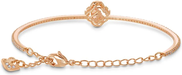Bracelet Jonc Swarovski Sparkling Dance Rose - Réf. 5516476 - Plaqué or rose pour Femme vue 3