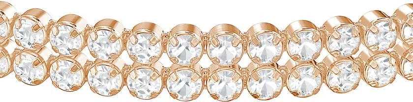 Bracelet Swarovski Subtile 5224182 en métal plaqué or rose pour femme vue 3