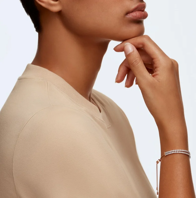 Bracelet Swarovski Subtile 5224182 en métal plaqué or rose pour femme vue 5