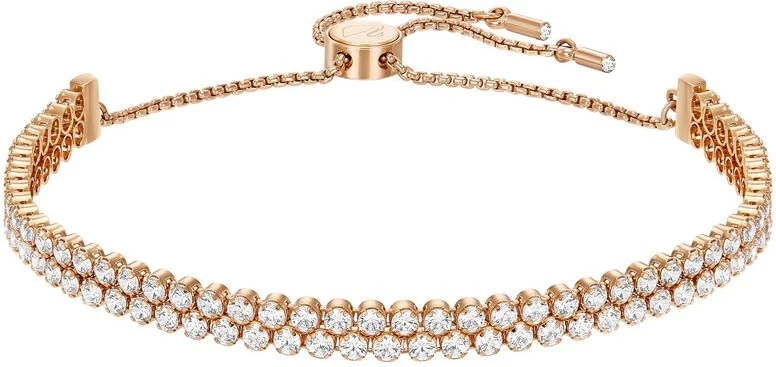 Bracelet Swarovski Subtile 5224182 en métal plaqué or rose pour femme