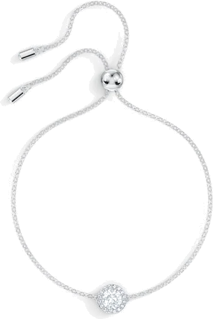 Bracelet Swarovski Angelic 5567934 en métal rhodié argenté pour femme vue 2