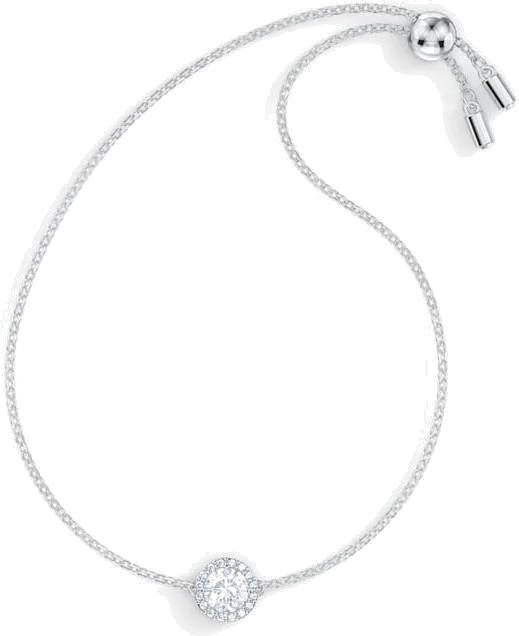 Bracelet Swarovski Angelic 5567934 en métal rhodié argenté pour femme vue 3