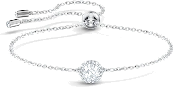 Bracelet Swarovski Angelic 5567934 en métal rhodié argenté pour femme