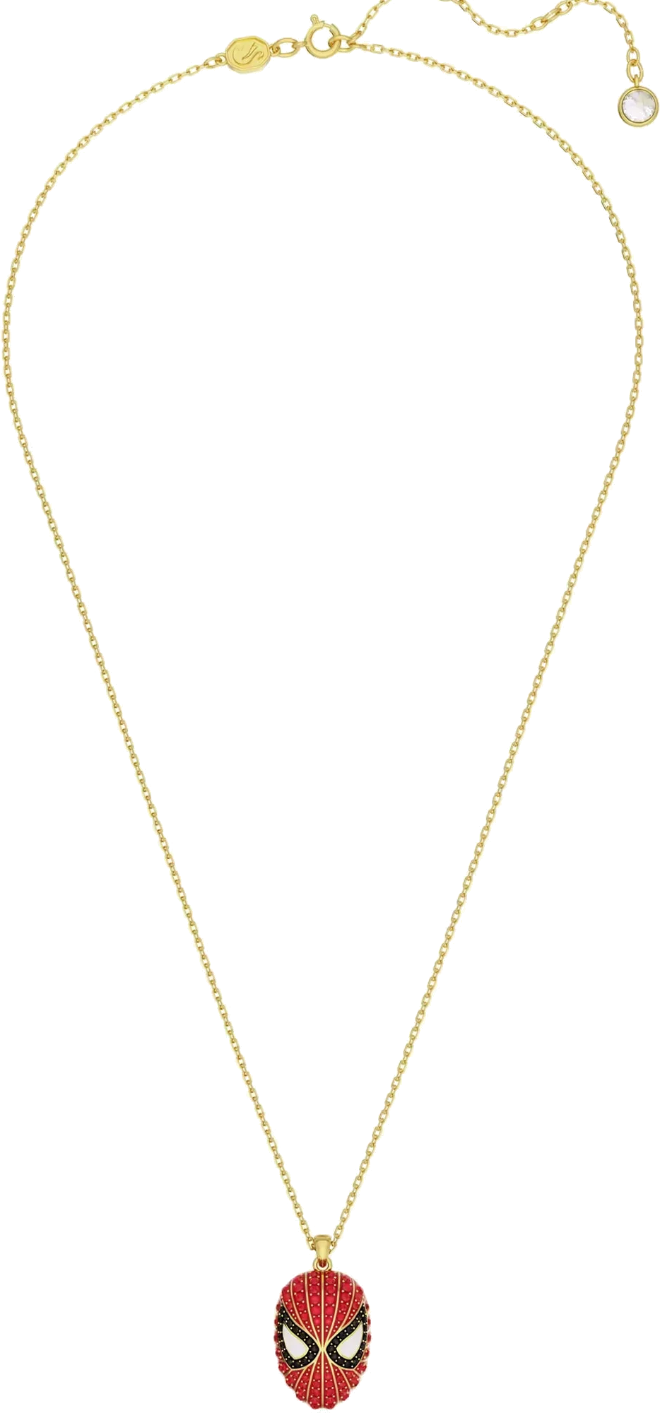 Collier pendentif Swarovski Spider-Man Marvel rouge et noir, référence 5650576, pour femme vue 2