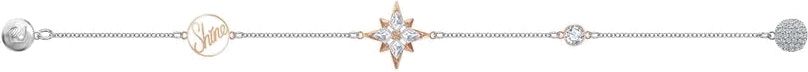 Bracelet Swarovski 5494886 Remix étoile multicolore en métal plaqué or rose pour femme