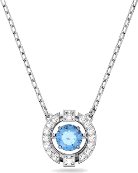Collier Swarovski Una 5279425 pour Femme en Cristal Bleu Pavé