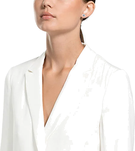 Boucles d'oreilles femme Swarovski Symbolica Evil Eye 5510067 en or rose et cristal bleu vue 4