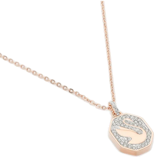Collier Swarovski Signum 5621106 pour Femme en or rose plaqué et cristaux blancs vue 2