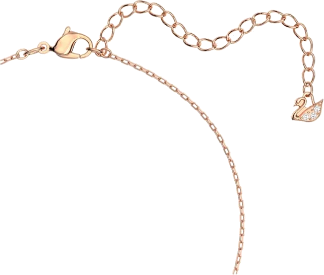 Collier Swarovski Sparkling Dance Round 5272364 pour Femme, plaqué or rose et cristaux blancs vue 3