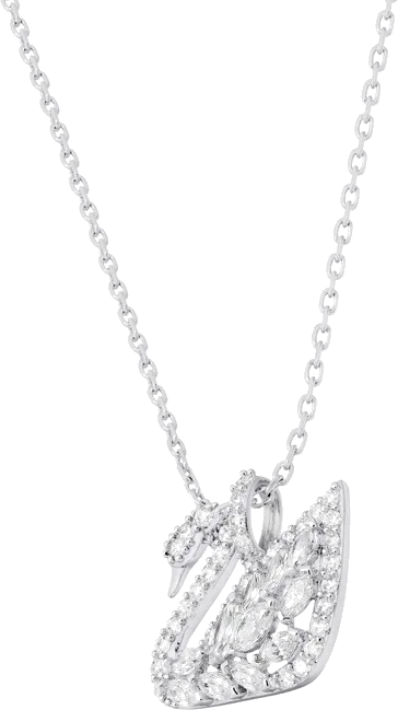 Collier Swarovski Swan Lake 5296469 pour Femme en Argent Rhodié et Cristaux vue 2