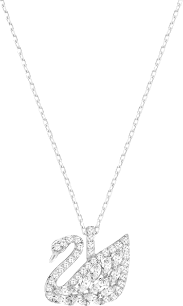 Collier Swarovski Swan Lake 5296469 pour Femme en Argent Rhodié et Cristaux