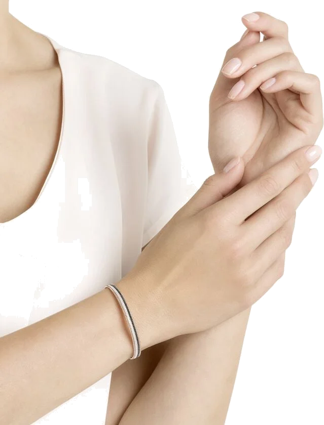 Bracelet ajustable Swarovski Lollypop 5367827 en métal plaqué or rose pour femme vue 2