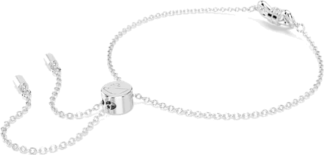 Bracelet Swarovski Lifelong Bow 5646738 en métal plaqué rhodium avec cristaux blancs pour femme vue 4