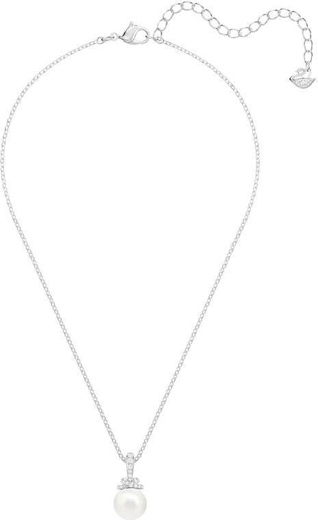 Collier Swarovski Originally 5452584 pour Femme en Argent Rhodié avec Perle Blanche vue 2