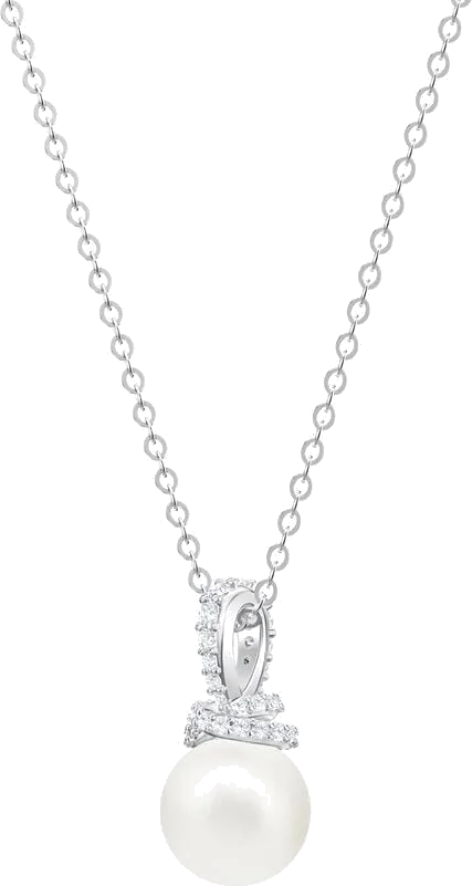 Collier Swarovski Originally 5452584 pour Femme en Argent Rhodié avec Perle Blanche vue 3