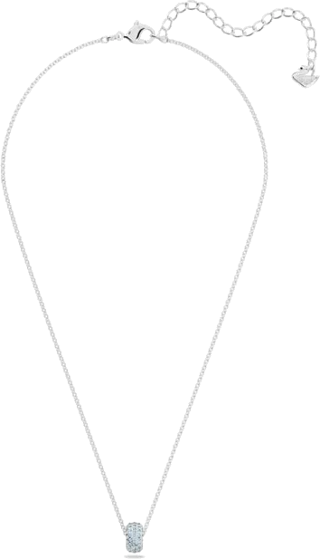 Collier Swarovski pour Femme 5642886, Chaîne Rhodiée avec Cristaux Bleus vue 2