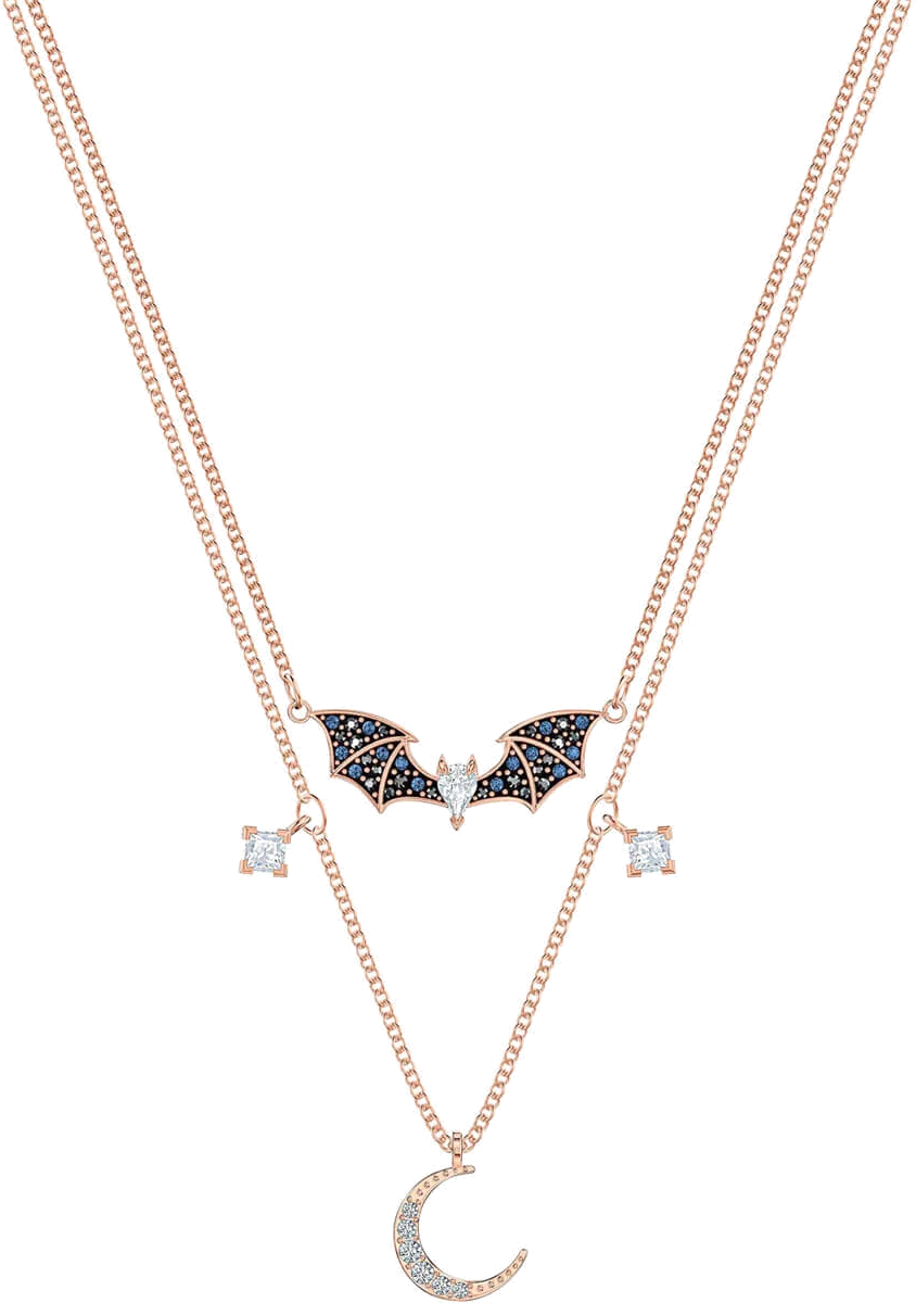 Collier Swarovski Prosperity 5491565 en plaqué or rose avec cristaux multicolores - Pour Femme