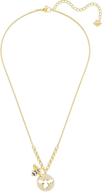 Collier Swarovski Lisabel 5365641 en plaqué or jaune avec pendentif abeille et cristaux - Pour Femme vue 2