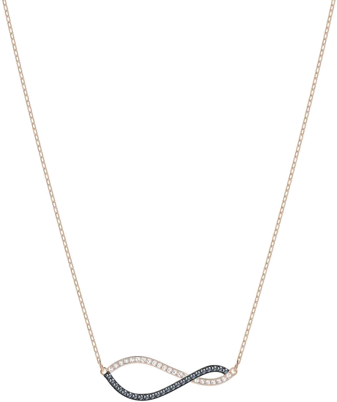 Collier pour Femme Swarovski 5384366 en Métal Plaqué Or Rose