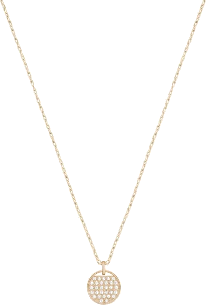 Collier Swarovski Ginger 5265913 pour Femme en Or Rose avec Cristaux Blancs
