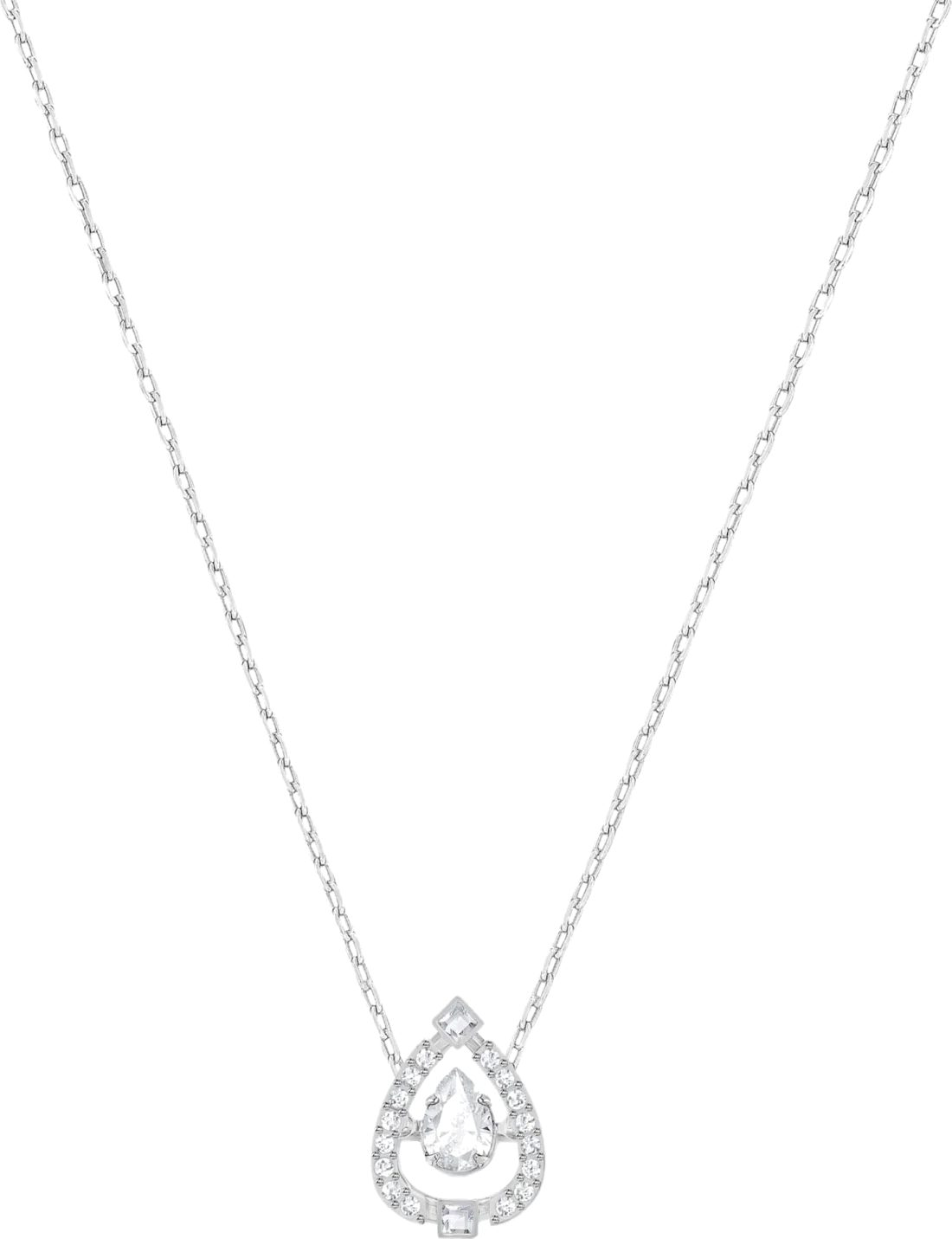 Collier Swarovski Sparkling Dance 5451992 en plaqué rhodium avec cristaux blancs pour femme